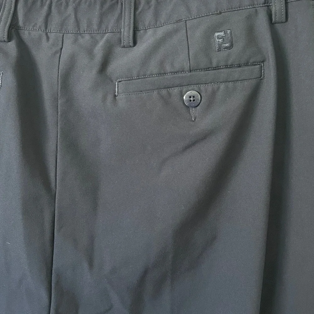 FootJoy Pants Men 38 Navy Blue Golf Performance Stretch Flat Front Athletic‎
